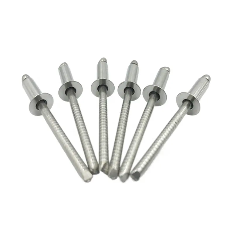 Rivetti a schiocco ciechi in acciaio inossidabile 3.2/4.0/4.8 in stock rivetti a svasatura aperta per apparecchiature elettriche