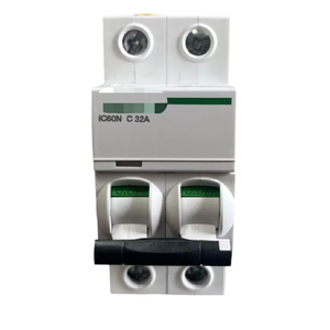 Miniature Circuit Breaker IC60N Kurva C <span class=keywords><strong>2</strong></span> Kutub 32A A9F74232. PLC Otomatisasi Industri PAC Khusus Stok Baru Original - Product Image 1