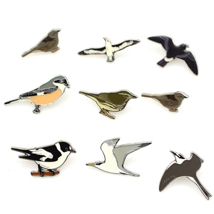 Bán Buôn Nhà Sản Xuất Huy Hiệu Mạ Vàng Tùy Chỉnh Chim Men Pins Kim Loại Biểu Tượng Tùy Chỉnh Biểu Tượng Men Ve Áo <span class=keywords><strong>Pin</strong></span> Phù Hiệu - Product Image 2