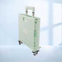 Chariots de camping pliables portables en plastique pour le transport de matériel et bagages, idéaux pour l'extérieur et la vente en gros