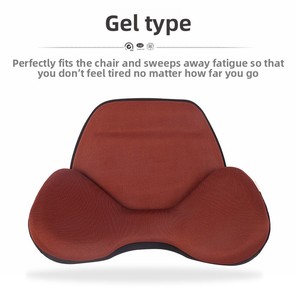 Coussin de siège de voiture universel en gel à mémoire de forme, oreiller lombaire, haute confortabilité, optimal pour tous les véhicules, respirant, vente en gros du fabricant - Product Image 3