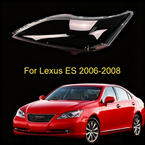 Glas-Lampenkappen Scheinwerfergehäuse Transparente Lampenschirme Scheinwerferabdeckung Wasserdichte Masken für Lexus ES240 ES350 2006 2007 2008 - Product Image 1