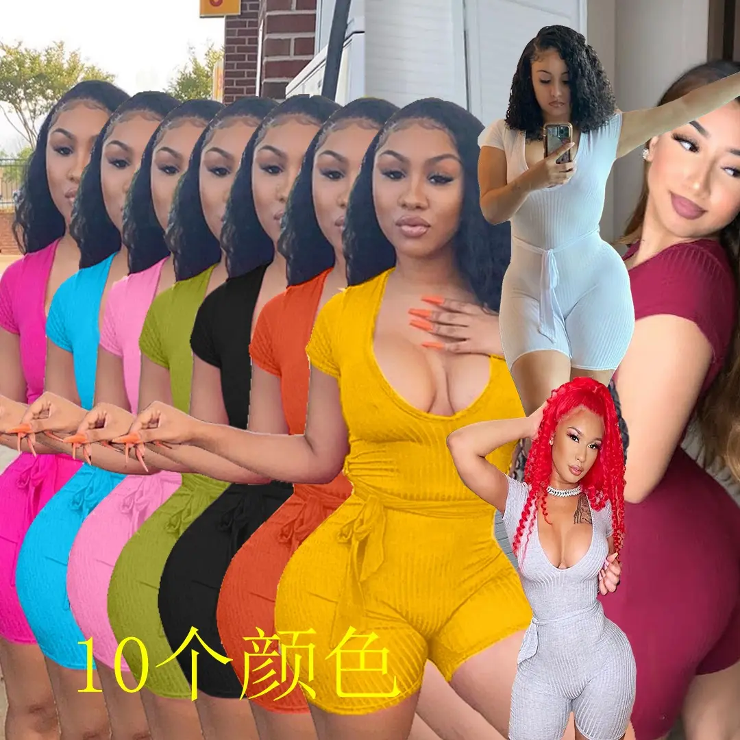 Женская Повседневная Свободная футболка, топ с короткими велосипедными брюками, спортивный костюм, комплект из двух предметов