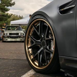 Juego de 2 Ruedas Sailen de Aleación Forjada Cóncavas en Negro Semi-Brillante 5x112 5x118.3 5x120 para GR, para 370Z, para RC - Product Image 1