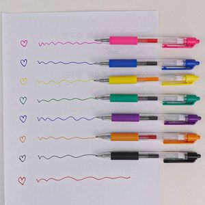 Wholesale New OEM ODM Available Purple Red Black Blue Plastic Office School Gel-Ink Gel <b>Pen</b> - Product Image 4