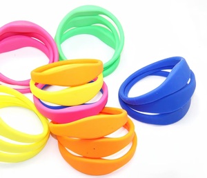 Personalizar RFID pago sin efectivo pulsera 13,56 MHz clásico <span class=keywords><strong>1K</strong></span> 4K NFC silicona pulseras ajustables - Product Image 2