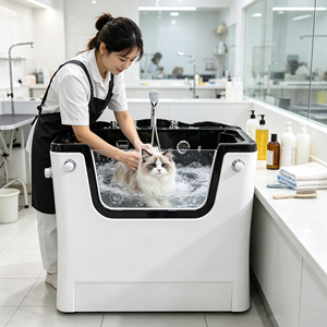 Baignoire Spa Professionnelle Sans Tuyauterie et Sans Odeur pour Animaux de Compagnie, Idéale pour la Vie Quotidienne Multi-Familles - Product Image 2