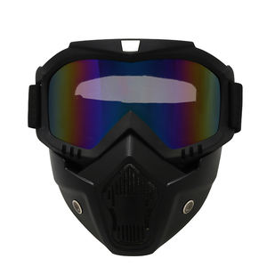 फैशन बाइक का चश्मा मोटोक्रॉस मोटरसाइकिल हेलमेट विंडप्रूफ गोल्स आउटडोर ड्राइविंग मोटर बाइक मोटोक्रॉस गोल्स फेस शील्ड - Product Image 6