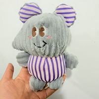 Jouets pour chiens en peluche, design souris, avec son et bruit froissé, en gros, provenant d'un fabricant chinois.