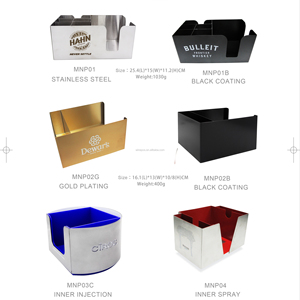 Porta Servilletas y Porta Pajitas de Acero Inoxidable Ecológico con Certificaciones CIQ/Eec/Lfgb - Product Image 1