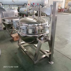 Büyük kapasiteli et fasulye <span class=keywords><strong>Hummus</strong></span> endüstriyel buhar basınçlı su ısıtıcısı gıda düdüklü tencere ticari düdüklü tencere - Product Image 3