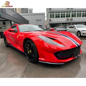 ชุดแต่งคาร์บอนไฟเบอร์แบบแห้งสไตล์ OEM สำหรับ Ferrari 812 Superfast GTS ประกอบด้วยสเกิร์ตข้าง ดิฟฟิวเซอร์ ลิปสปอยเลอร์ และปีกหลัง - Product Image 4
