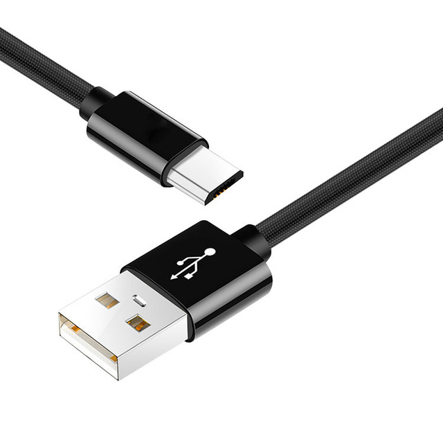 Professional Manufacturer Factory Wholesale Data Cable USB Cable Hot Selling Cotton Braided USB-Micro Cable