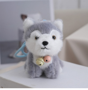 Porte-clés en peluche mignon de chien miniature, breloque de sac, poupée en peluche Shiba Inu <span class=keywords><strong>Corgi</strong></span>, accessoire de sac à dos - Product Image 6