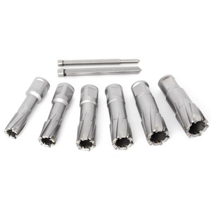 Juego de 6 brocas magnéticas huecas para taladro, brocas de aleación dura para perforar y abrir placa de acero - Product Image 2