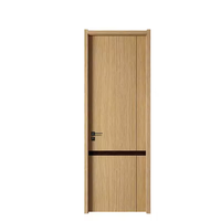 Derniers modèles de portes en bois modernes Personnalisation de portes en bois Prix bon marché Fabricant directement