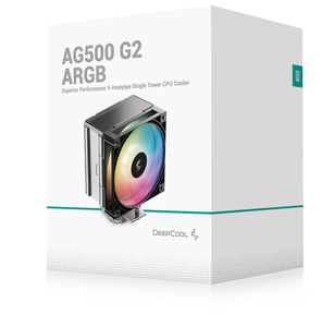 ดีพคูล AG500 G2 ARGB ฮีทไปป์ 5 เส้น คูลเลอร์ซีพียูแบบทาวเวอร์เดี่ยว พัดลม ARGB ขนาด 120 มม. - Product Image 2