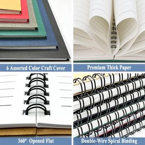 Black Paper Custom Wooden Spiral Bound Notebook Cover Journal 80 Sheets Customizable for Students A4 Size - Product Image 2