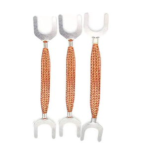 Fil de tresse de cuivre en vrac 2AWG câble de connexion de pont en forme de U/O 35mm ² tresse de câble de batterie en cuivre avec cosse de borne - Product Image 1