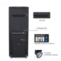 Écran LCD extérieur de 43 pouces Batterie d'affichage numérique Écran publicitaire mobile portable Écran LCD extérieur de 43 pouces alimenté