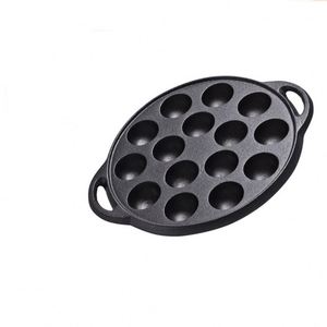 Uncoated Non-Stick Thickened Cast Iron Fry <b>Pan</b> for Meatball Octopus Quail Egg Other Foods for Hotels and Restaurants - Product Image 4