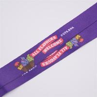 CH Wholesale Sublimation Printing Polyester Lanyards With Logo Custom Certification Keychain OEM ODM ECO Promotion Event Gifts