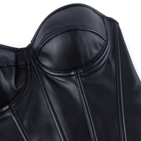 Corset sexy amincissant pour femme, sans manches, sculptant la taille, éco-responsable et antibactérien
