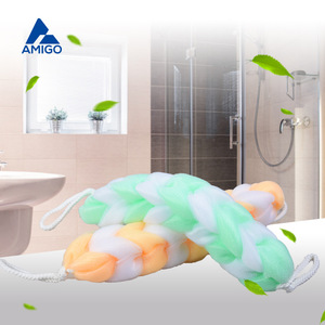 Amigo Bath Scrubber Strip Long 80g PP Material For Back Scrubbing Bathing Products - Product Image 1