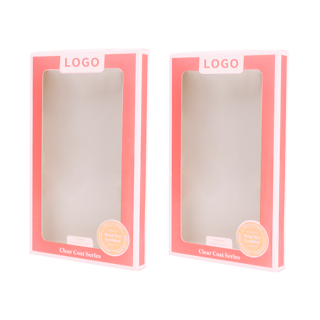 Factory Wholesale Custom Cell Phone Case Box Pack Mobile Phone Case Folding Packaging Box With Plastic Window Electronic Product