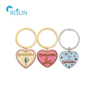 Niveaux personnalisés Acrobatie Gymnastique Gymnastique Faisceau Exercice Paillettes Porte-clés Porte-clés Porte-clés Gymnastique personnalisé Porte-clés - Product Image 3