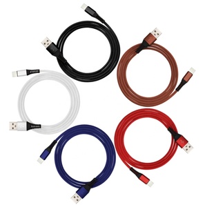 Câble de données USB type-c en Nylon de 1m pour recharge <span class=keywords><strong>rapide</strong></span>, cordon USB-C pour téléphone portable, compatible avec Samsung Xiaomi Redmi Note 7, USB-C - Product Image 1