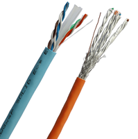 Harga Terbaik Kabel Jaringan LAN CAT6 8-Konduktor 4-Pasangan Merek HANLI untuk Komunikasi Internet