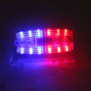 Luce di Emergenza Lampeggiante Rossa e Blu LED Luce Stroboscopica da Spalla - Product Image 6