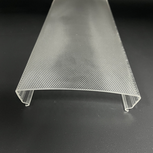 Bming gros transparent acrylique extrusion plastique abat-jour couvercle de lumière led déflecteur de lumière en relief - Product Image 6