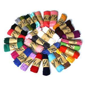 Prêt à expédier prix le plus bas 50*160cm dame châles printemps été décontracté Turban châle <span class=keywords><strong>voile</strong></span> <span class=keywords><strong>36</strong></span> couleurs plaine musulman Hijab tête enveloppes - Product Image 5