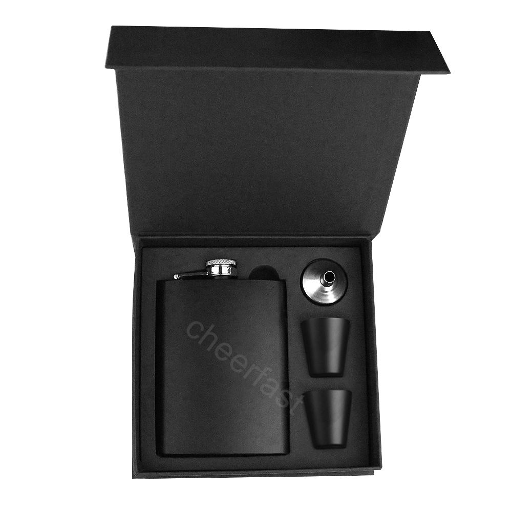 CF-HF-40(Black hip flask)