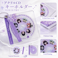 Porte-clés personnalisé en acrylique transparent avec puce NFC, mini pendentif disque personnalisé avec texte/logo pour cadeaux intelligents et souvenirs