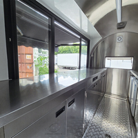 Remorque de camion-restaurant entièrement équipée, chariot à café, kiosque, chariot de bar mobile, remorques de vente alimentaire d'occasion