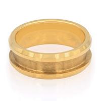Schmuck Hersteller Direkt verkauf IP Plated Geschenk Verlobung Hochzeit gerillt Wolfram karbid Ring Band für Männer Frauen