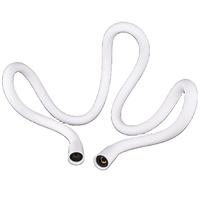 Raccords de tuyau de douche flexibles en silicone tuyau de douche intérieur en plastique renforcé
