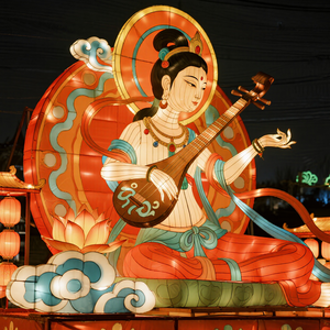 Bán buôn apsaras hình đèn bay nữ thần ánh sáng cho sang trọng trang trí nội thất nóng bán văn hóa du lịch chủ đề Tạ Ơn - Product Image 2