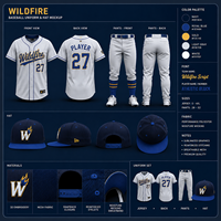 Ensemble de maillot et pantalon de baseball personnalisé de haute qualité par sublimation – Tenue professionnelle pour équipes sportives et clubs de baseball