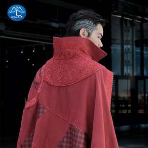 Haute qualité jeu de rôle étoile nuit adulte <span class=keywords><strong>soeur</strong></span> Merrin Cosplay Costume Halloween tenue sorcière sombre Cape rouge uniforme avec des accessoires - Product Image 4
