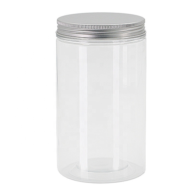 Manufacturer 250ml Screen Printing Food Container Clear Plastic Jars with Lid