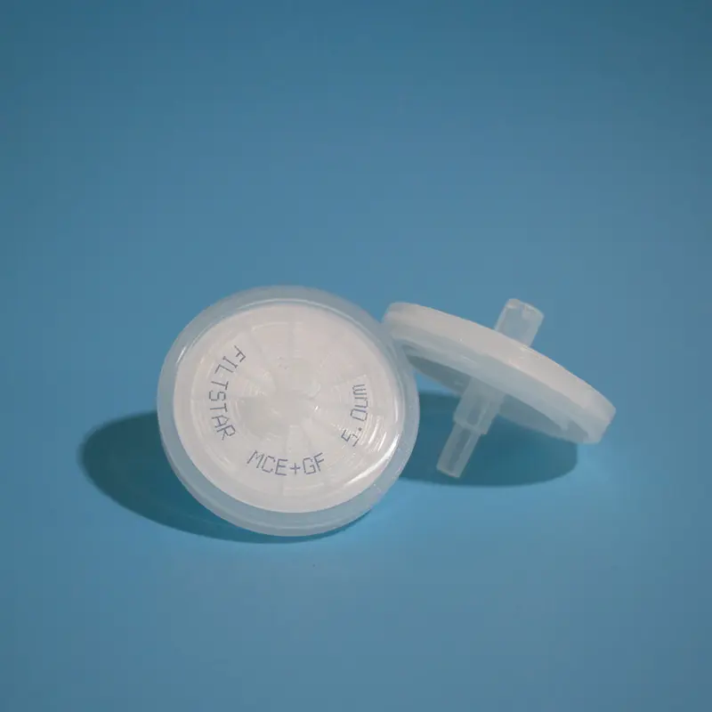 Popular Sterile Mixed Cellulose Esters Syringe Micro Filter