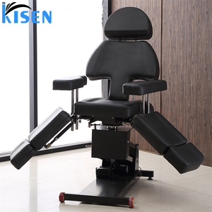 Table de massage et de soin de luxe rose et noire pour spa, esthétique, manucure, sourcils, tatouage, personnalisable en couleur avec certification CE - Product Image 1