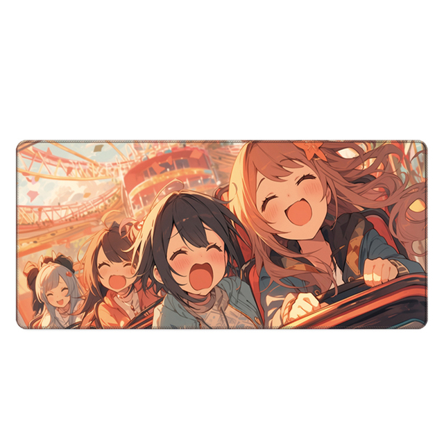 Anime Girl Mouse Pad Large Waterproof Gaming Mouse Pad Custom with logo Extended Desk Mat Full Desk Computer Mousepad