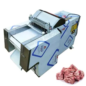 Mesin pemotong daging kubus listrik, mesin pemotong ikan kambing, daging babi, mesin pengiris daging sapi dengan mesin pemotong ayam