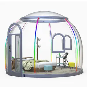 2023 New Craze Zelte Camping Transparent Camping Geeignete Restaurants im Freien Transparent Bubble Tent Clear Zelt