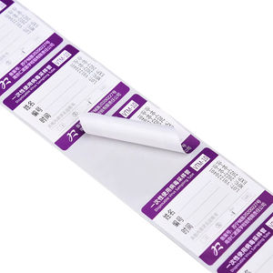 Impression personnalisée Test médical Tube de prélèvement sanguin étiquette autocollant matière première conception violet spécimen étiquettes pour les hôpitaux - Product Image 6